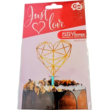 Dortová svíčka GoDan Dortový zápich srdce Varianta: Srdce