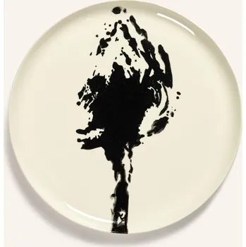 Talíř Serax Menu Talíř Feast, bílá / černá