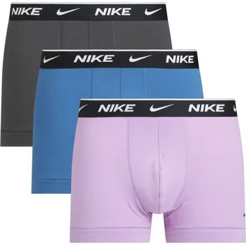 Pánská móda Pánské boxerky Nike EVERY DAY COTTON STRETCH M Tmavě šedá, Růžová, Modrá