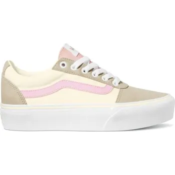 Dámské tenisky Dámské tenisky Vans WM WARD PLATFORM 6.5 Béžová, Růžová, Bílá