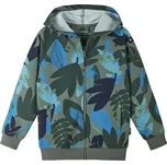 Dětská mikina s kapucí REIMA VARMISTUS 128 Zelená, Modrá, Tmavě zelená