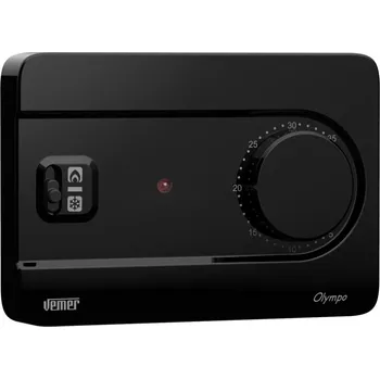 Termostat Elektronický termostat na stěnu Vemer Olympo 230 Nero