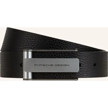 Opasek Porsche Design Pánský Kožený Opasek, černá, 85
