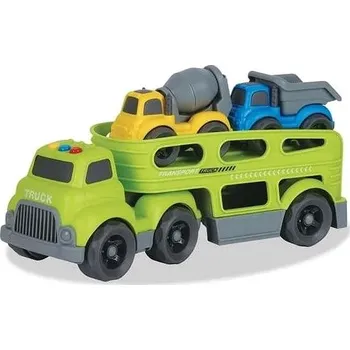 autíčko Bavytoy Set truck s autíčky zelený