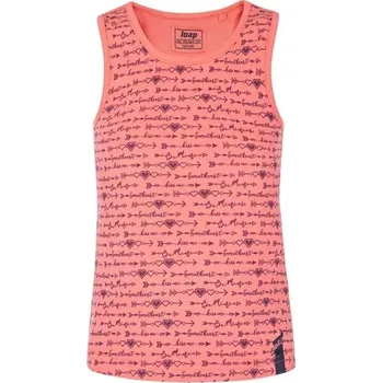 Dívčí tílko LOAP BESOLA 112/116 Růžová, Černá