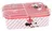 Stor Box na svačinu 18 x 14 x 5,5 cm, Minnie Mouse/růžový/proužky