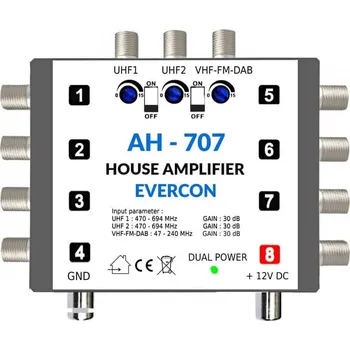 Anténní zesilovač Evercon AH-707