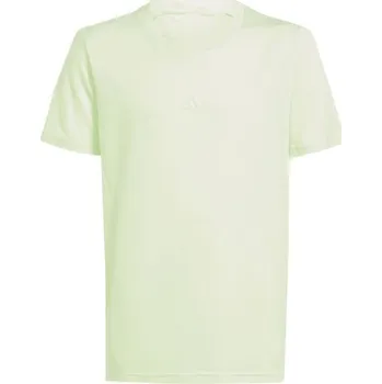 Chlapecké tričko Chlapecké triko adidas TRAINING AEROREADY T-SHIRT 128 Světle zelená