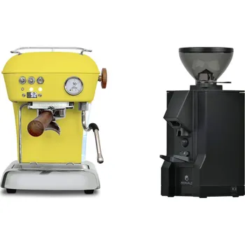 Kávovar Ascaso Dream PID, Sun Yellow + Eureka Mignon Manuale, BL black
