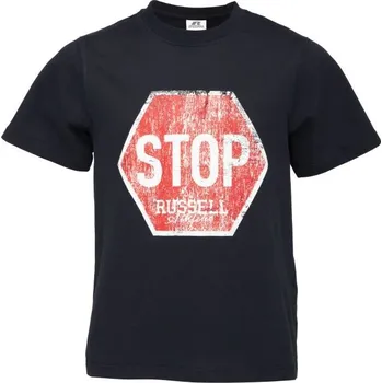 Dětské tričko Russell Athletic T-SHIRT 140 Tmavě modrá, Červená, Bílá