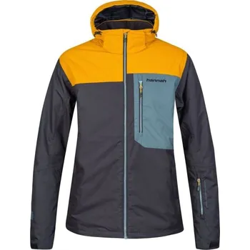 Pánská lyžařská bunda Hannah NECOLA XXL Černá, Oranžová, Modrá
