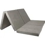 FIMEX Praktická rozkládací matrace pro hosty TWIN 120x195x7cm Vzor: šedá 120x195x7cm