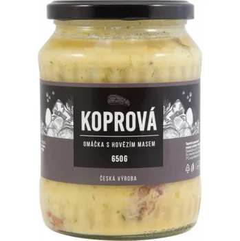 Hotové jídlo VINECO Koprová omáčka s hovězíma masem 650g