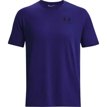 Pánské triko Under Armour SPORTSTYLE LC SS lg Tmavě modrá, Černá