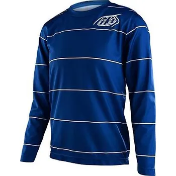 Cyklistické oblečení Dětský dres Troy Lee Designs Flowline LS, Revert True Blue velikost XL