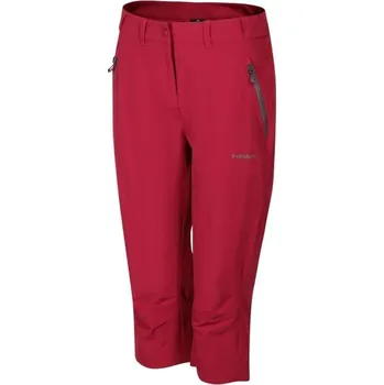 Dámské kalhoty Dámské outdoorové 3/4 kalhoty Head LODA M Vínová, Šedá
