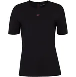 Dámské tričko Tommy Hilfiger REGULAR TOMMY TAPE TEE XS Tmavě modrá