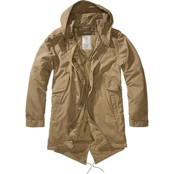 Pánský kabát BRANDIT Bunda US M51 FISHTAIL PARKA CAMEL PÍSKOVÁ M KHAKI - PÍSKOVÁ
