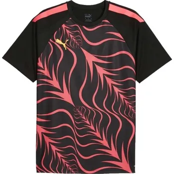Pánské sportovní triko Puma INDIVIDUALLIGA GRAPHIC JERSEY L Černá, Růžová, Žlutá