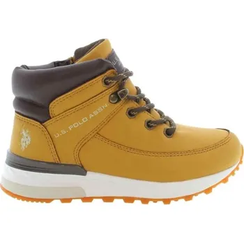 Dámské tenisky Dětská volnočasová obuv U.S. POLO ASSN. MIKAEL 37 Béžová, Bílá, Hnědá