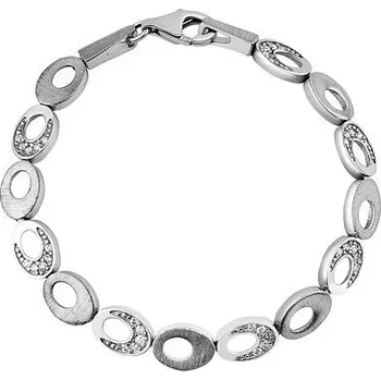 Náramek Dámský stříbrný náramek LOTUS varianta 17 cm QRB193-17 cm