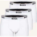 Boss Pánské Boxerky Power, 3 Kusy V Balení, bílá, 56