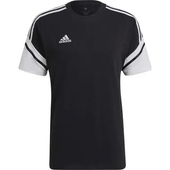Pánské tričko Pánské tričko adidas CONDIVO 22 TEE XS Černá, Bílá