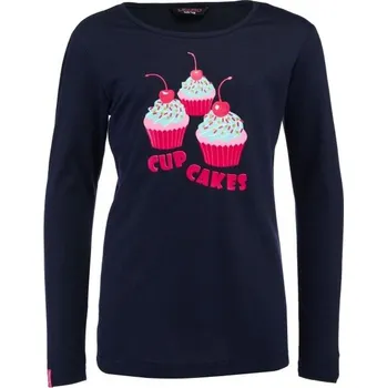 Dívčí oblečení Dívčí triko Lewro POPPY 140/146 Tmavě modrá, Mix