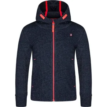 Dívčí oblečení Dětská mikina LOAP EDANAME 146/152 Tmavě modrá, Růžová