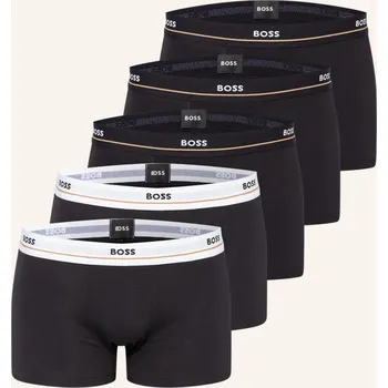 Slipy Boss Pánské Boxerky, 5 Kusů V Balení, černá, 54
