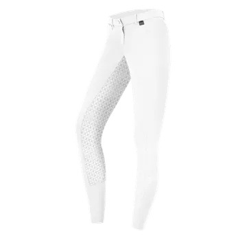 Jezdecké kalhoty ELT Jezdecké kalhoty Micro Sport Silikon bílé Velikost: 36