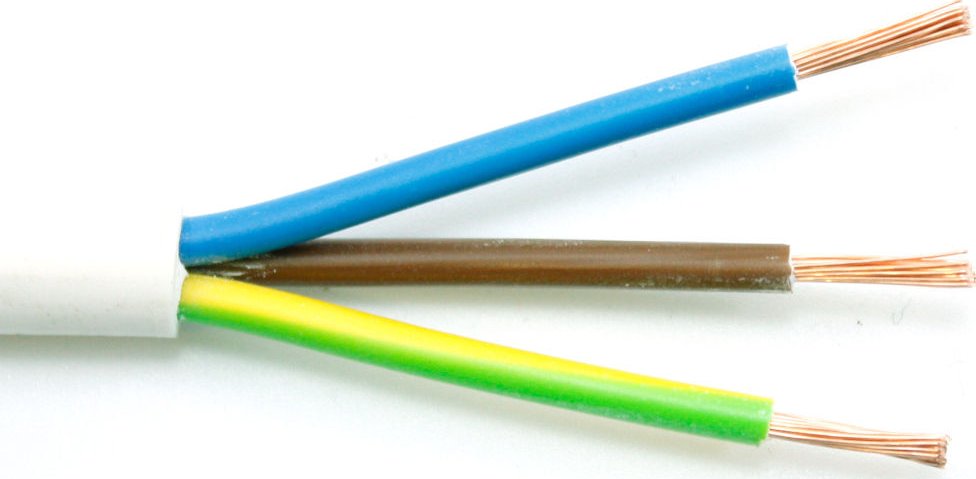 Hilark 4-aderige kabel 1,5 mm2 H05VV-F 4 x 1,5 mm2 OWY (4g1,5 mm2) (100 m, wit
