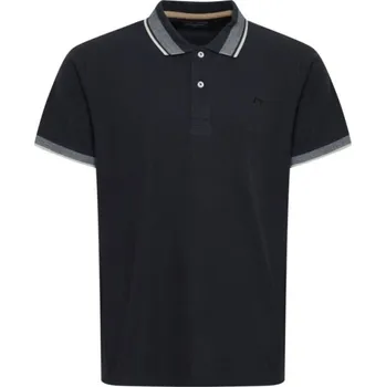 Pánské tričko Pánské polotričko BLEND POLO REGULAR FIT S Černá, Šedá