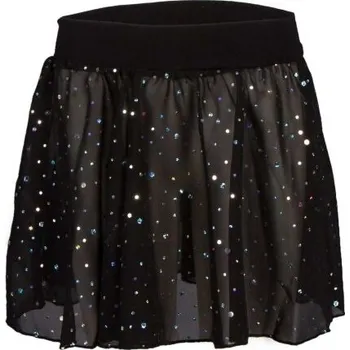 Dívčí oblečení Dětská baletní sukně PAPILLON SKIRT 104/116 Černá