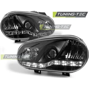 Přední světlomet PŘEDNÍ SVĚTLA DAYLIGHT ČERNÁ pro VW GOLF 4 09.97-09.03