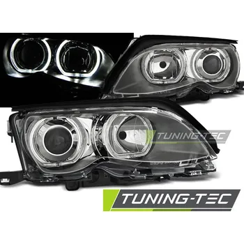 Přední světlomet SVĚTLOMETY ANGEL EYES LED CHRÓMOVÉ pro BMW E46 09.01-03.05