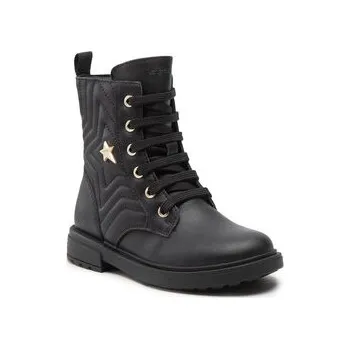 Dámské kozačky Polokozačky Geox J Eclair G. N J269QN 000BC C9999 S Černá 32