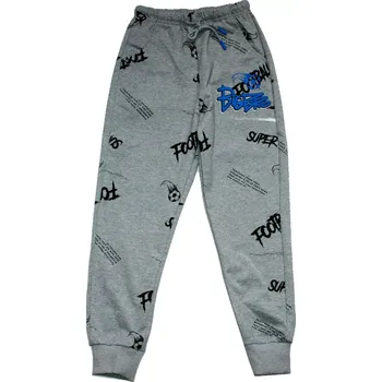 Chlapecké tepláky pro kluky SEZON šedé 3578 slabé