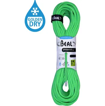 Lano BEAL Opera Unicore 8,5 mm Golden Dry Délka: 200 m 8,5mm, Green