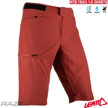 Cyklistické kalhoty Kraťasy na kolo Leatt MTB Trail 1.0 Short Lava 2023 30
