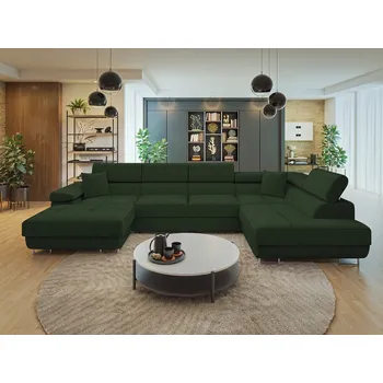 Rohová rozkládací sedačka ve tvaru U Torezio Bis S, Potah: Poso 14, Strana: pravá MIRJAN 5903211318214