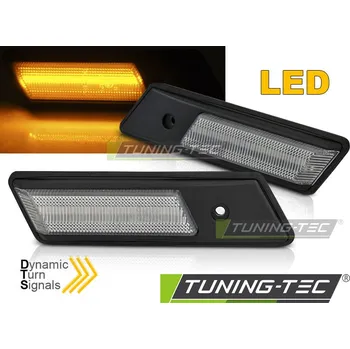 Přední světlomet BOČNÍ SMĚROVKY CHROME LED SEQ pro BMW E34/E32/E36