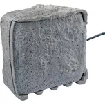 Zásuvka Strend Pro, vodeodolná, záhradná, imitácia kameňa, IP44, skrinka, 4x zásuvka, kábel 3 m