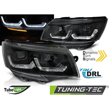 Přední světlomet SVĚTLOMETY TUBE SVĚTLE ČERNÁ DRL SEQ pro VW T6.1 20-