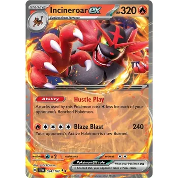 Sběratelská karetní hra Incineroar ex 034/162 - Temporal Forces