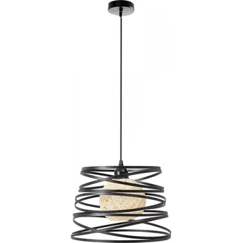 Toolight - Moderní závěsné svítidlo 1xE27 181691, černá, OSW-00109