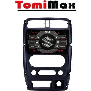 Autorádio TomiMax Suzuki Jimny Android 14 autorádio s WIFI, GPS, USB, BT HW výbava: 4 Core 1GB+16GB LOW - Model auta: Suzuki Jimny 2006-2018, Velikost obrazovky: Dotyková obrazovka: 9"