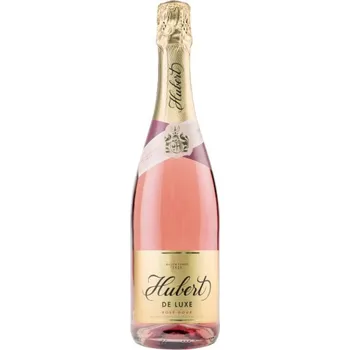 Víno Hubert DE LUXE ROSÉ - růžové šumivé víno sladké 7,0% - 0.75L