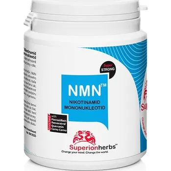 Přírodní produkt Superionherbs NMN Nikotinamid Mononukleotid 90 cps.