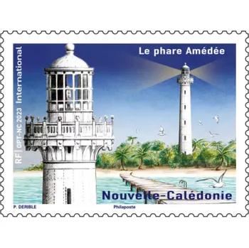 Poštovní známka Post France (2023) MiNr. ** - Nová Kaledonie - Maják Amédée